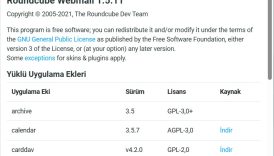 CWP Üzerine Roundcube 1.5.11 – Modern, Güvenli ve Güncel