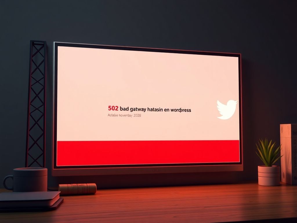 WordPress'te 502 Bad Gateway Hatasının En Kritik 7 Sebebi