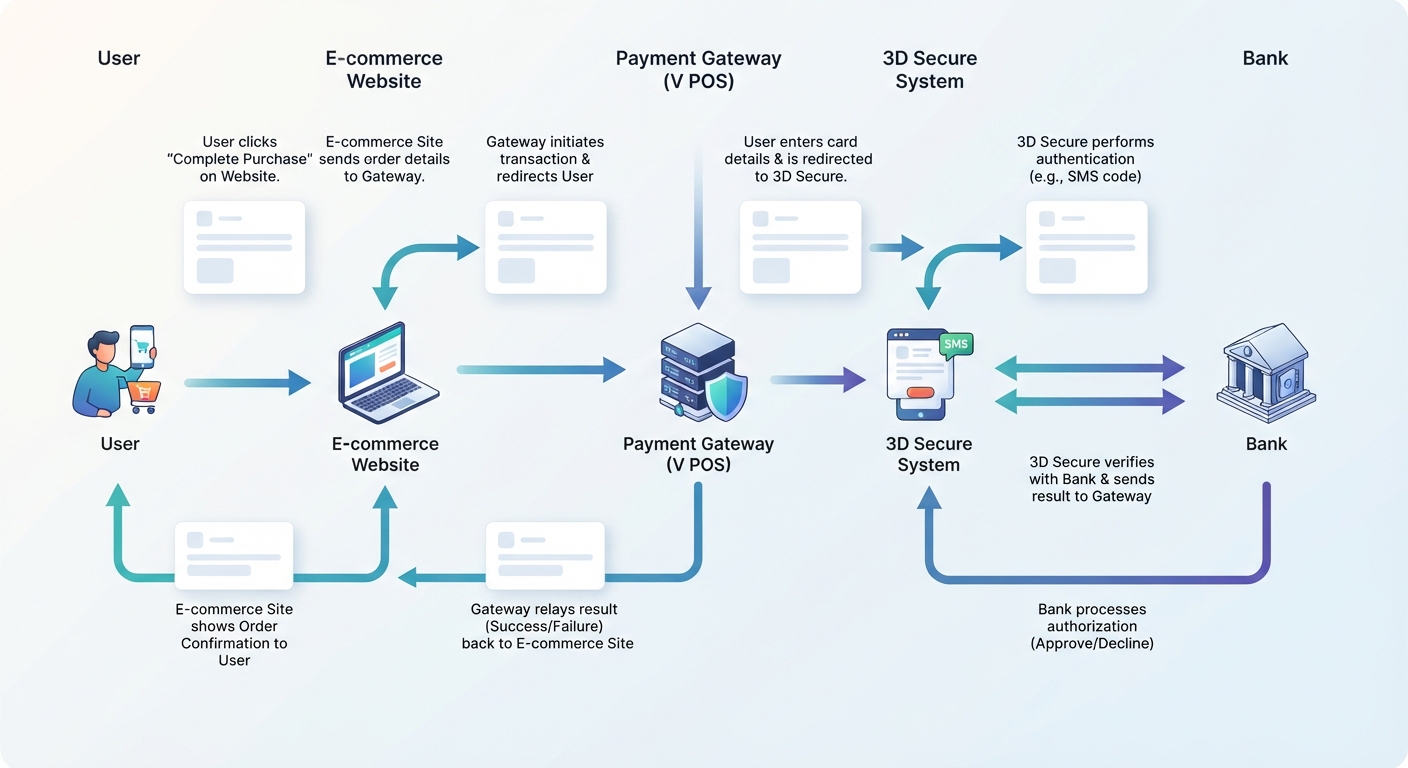 E-Ticaret Siteleri İçin Sanal POS Entegrasyonu Nasıl Yapılır? - Detay 1