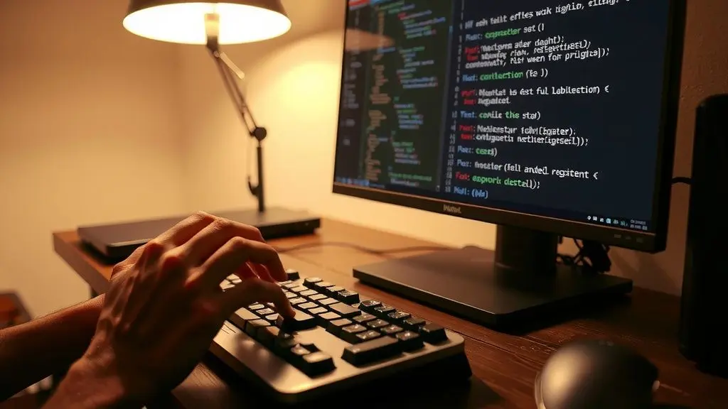 Geliştirici terminalde Nginx HTTP/3 yapılandırma dosyasını düzenliyor