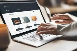 Masa başında PrestaShop mağaza kurulumu yapan işletme sahibi